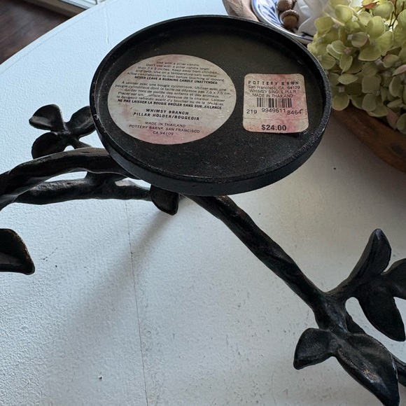 Pottery Barn Black Whimsy Branch Candle Holder - Picture 6 of 7